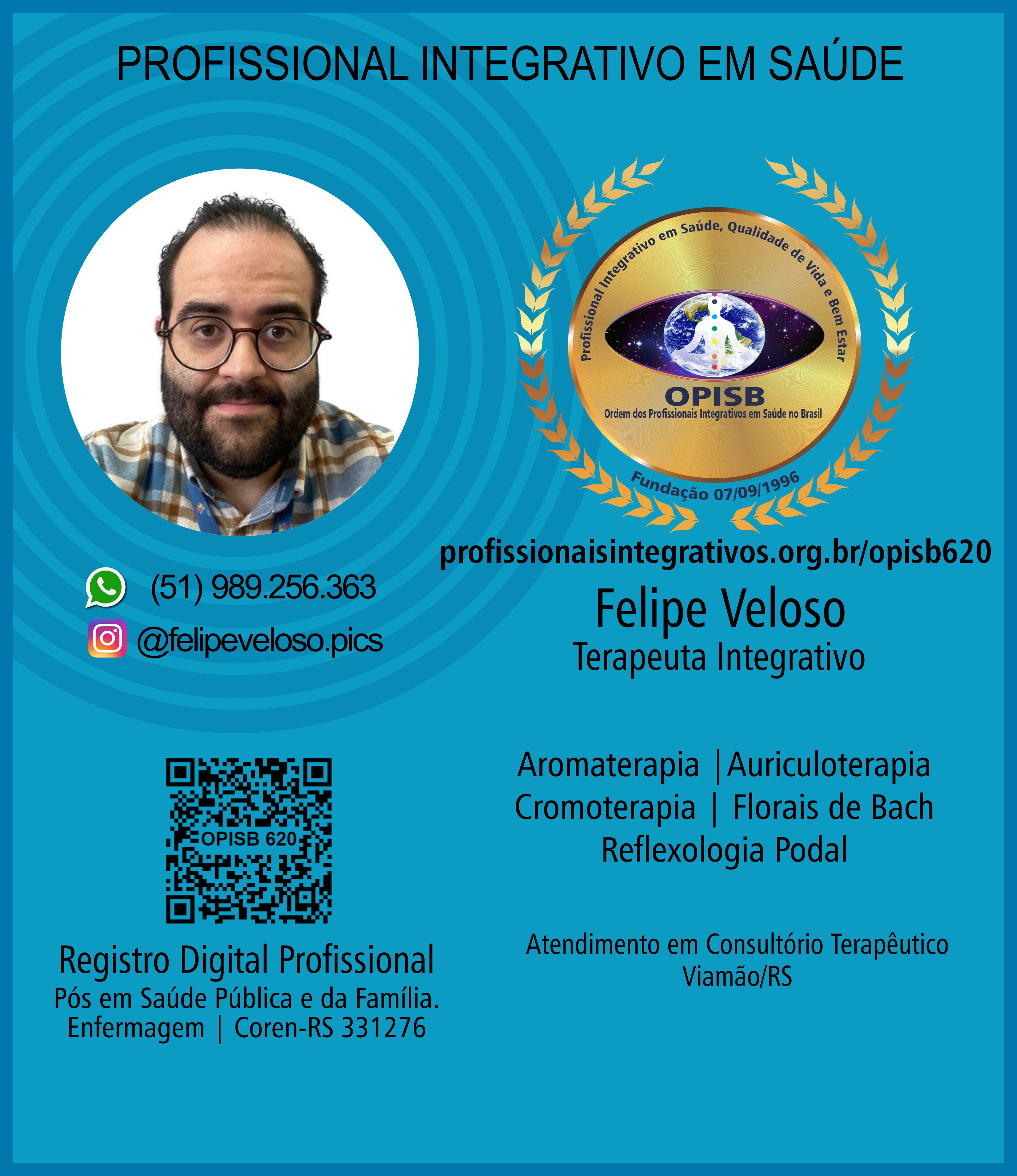OPISB 620 Felipe Veloso | Terapeuta Integrativo