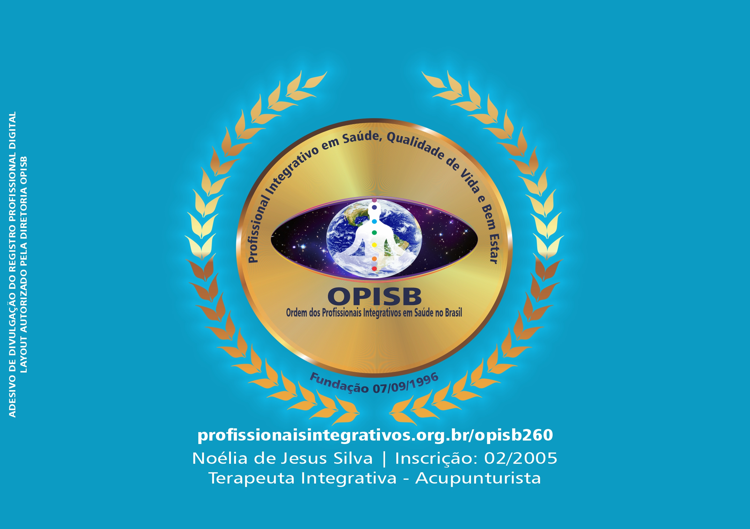 OPISB 260 NOÉLIA DE JESUS SILVA ADESIVO DE DIVULGAÇÃO PROFISSIONAL INTEGRATIVO EM SAÚDE