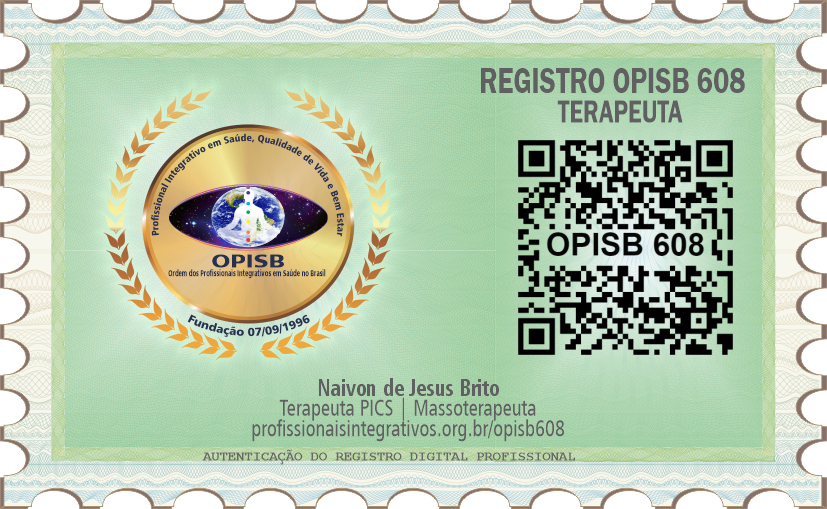 OPISB 608 NAIVON DE JESUS BRITO SELO DO REGISTRO DIGITAL PROFISSIONAL