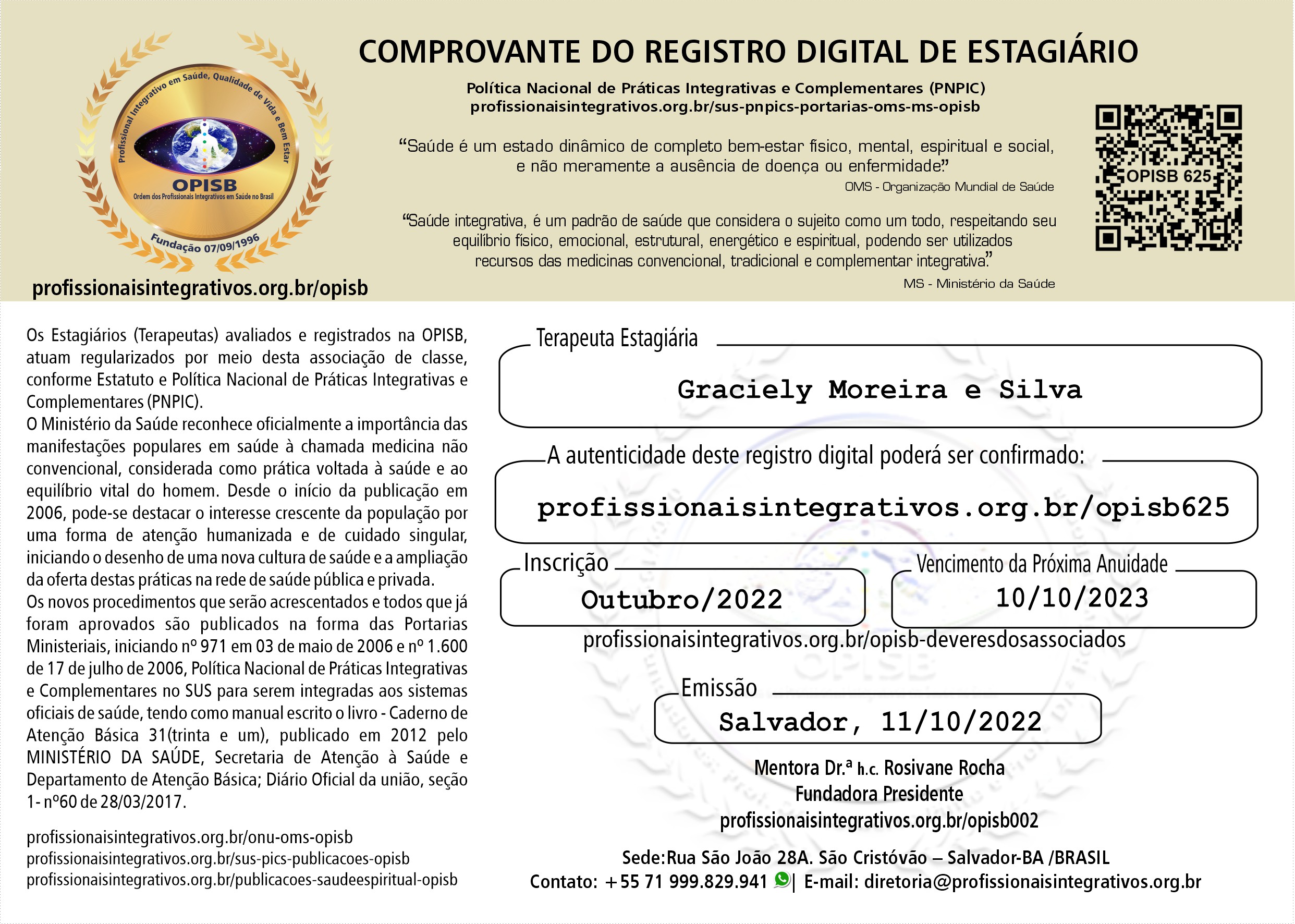 OPISB 625 COMPROVANTE DO REGISTRO DIGITAL