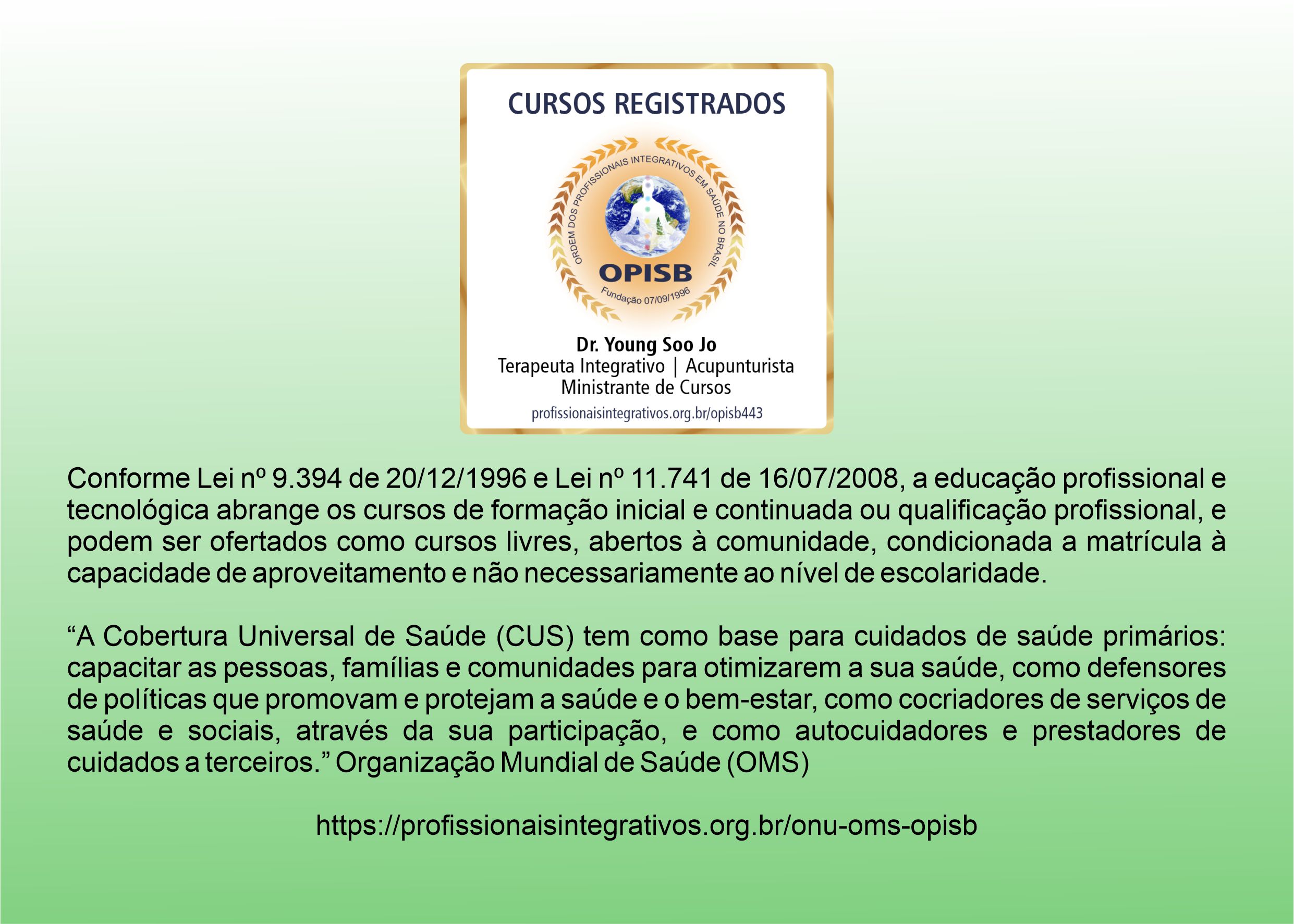 OPISB 443 Cursos livres