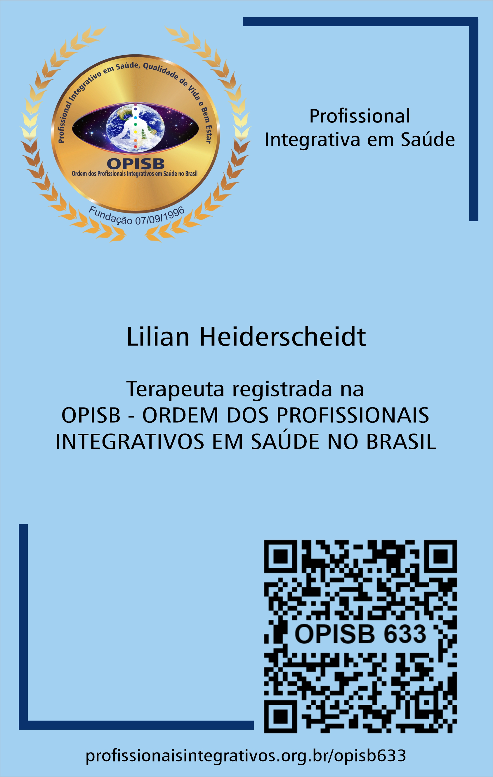 OPISB 633 Adesivo de divulgação