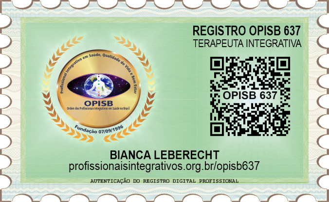 OPISB 637 Bianca Leberecht | Terapeuta Integrativa Acupunturista