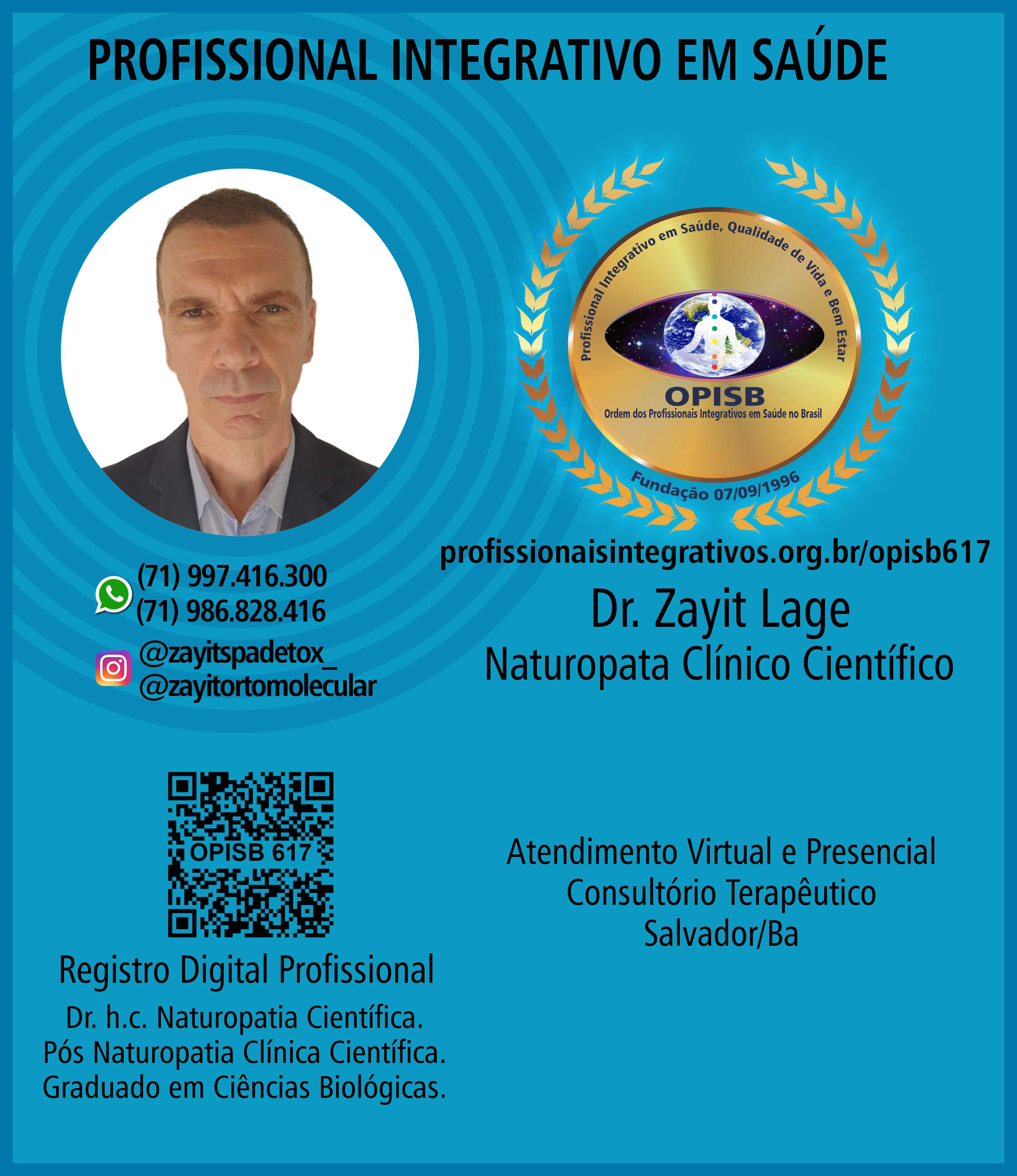 OPISB 617 CARTÃO DIGITAL | NATUROPATA