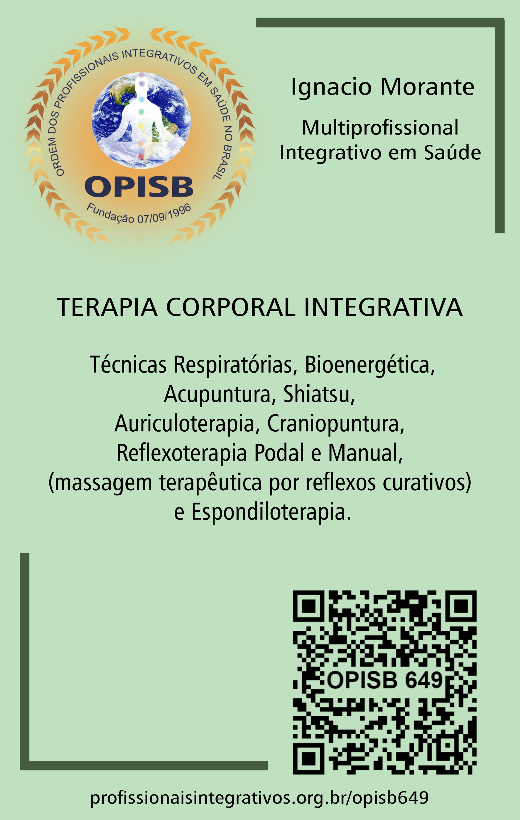 OPISB 649  Ignacio Morante TERAPIA CORPORAL INTEGRATIVA