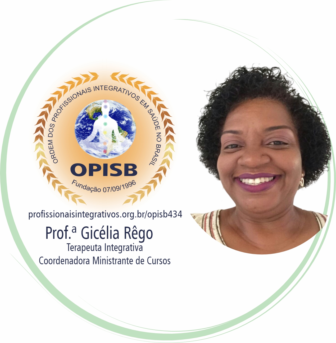 OPISB 434 Prof.ª Gicélia Rêgo - Multiprofissional Integrativa em Saúde