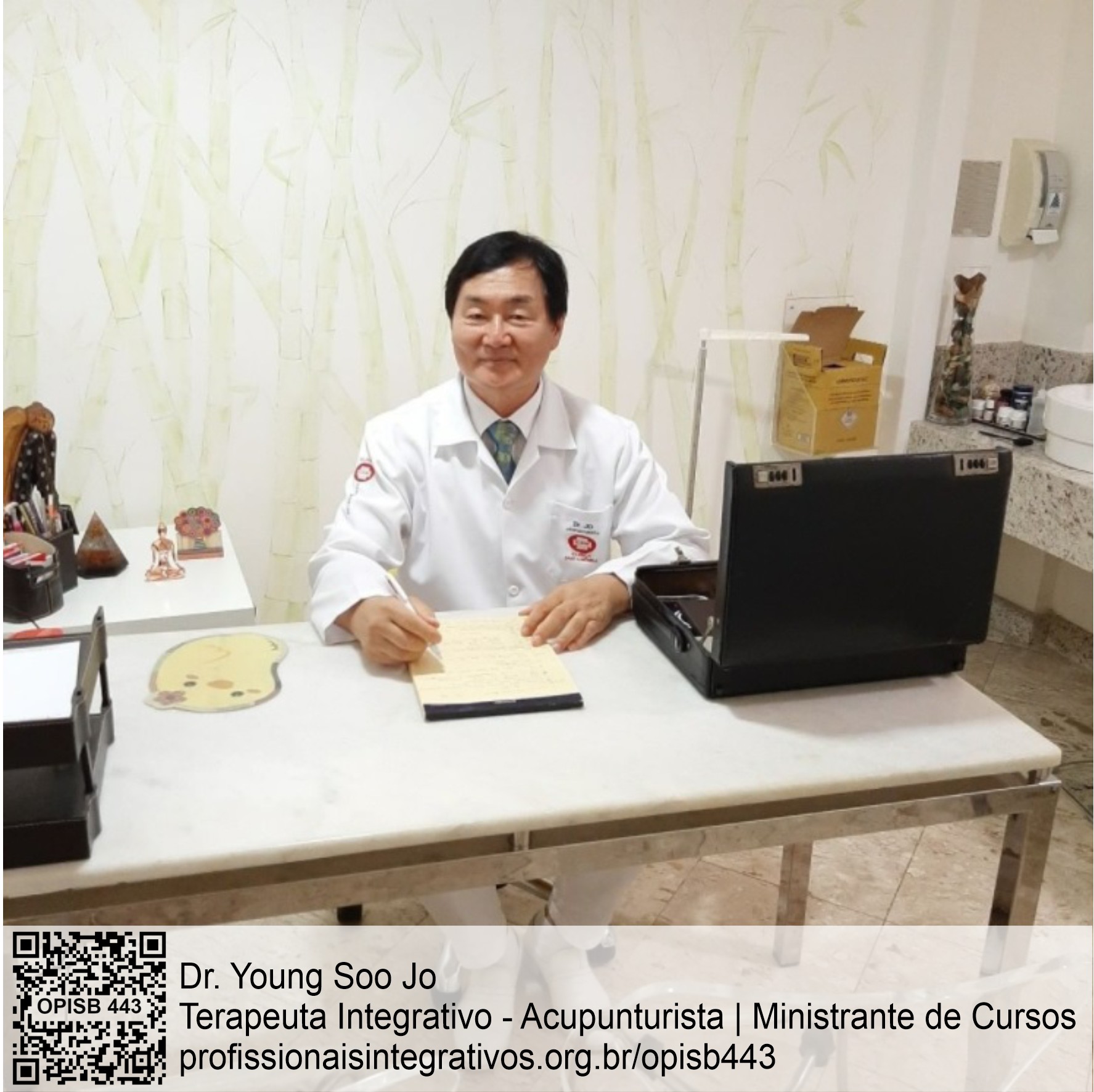 OPISB 443 Dr. Young Soo Jo | Terapeuta Integrativo - Acupunturista - Ministrante de Cursos | Lauro de Freitas - Bahia | Bom Retiro - São Paulo | Registro Digital Profissional