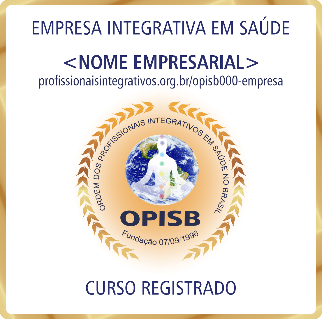 OPISB 000-empresa Logomarca de Empresa Integrativa em Saúde