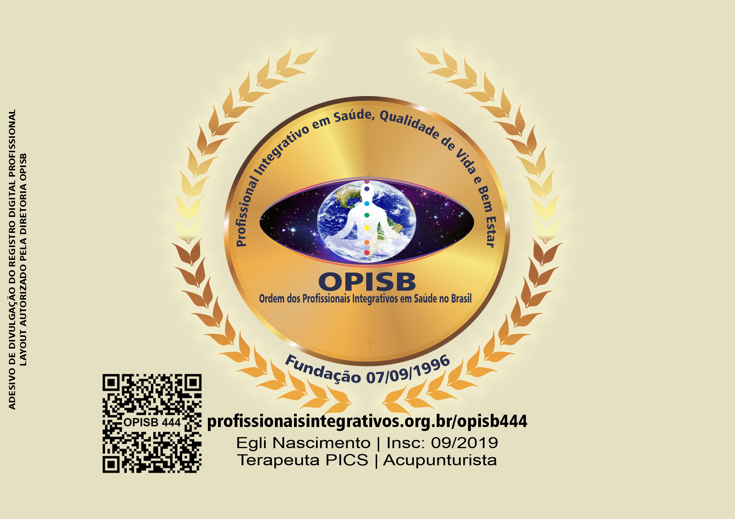 OPISB 444 ADESIVO DE DIGITAL