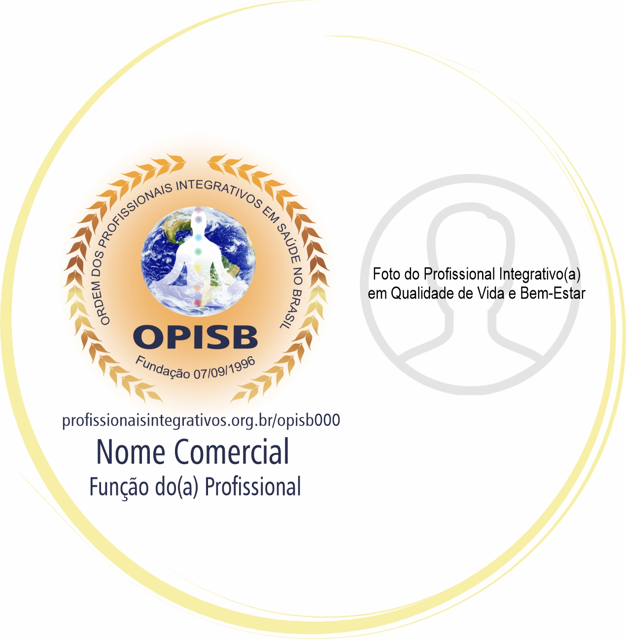 OPISB 000 Nome Comercial - Profissional Integrativo em Qualidade de Vida e Bem-Estar
