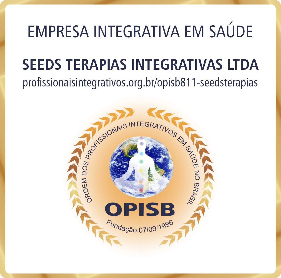 OPISB 811-Seeds Terapias  Logomarca de Empresa Integrativa em Saúde