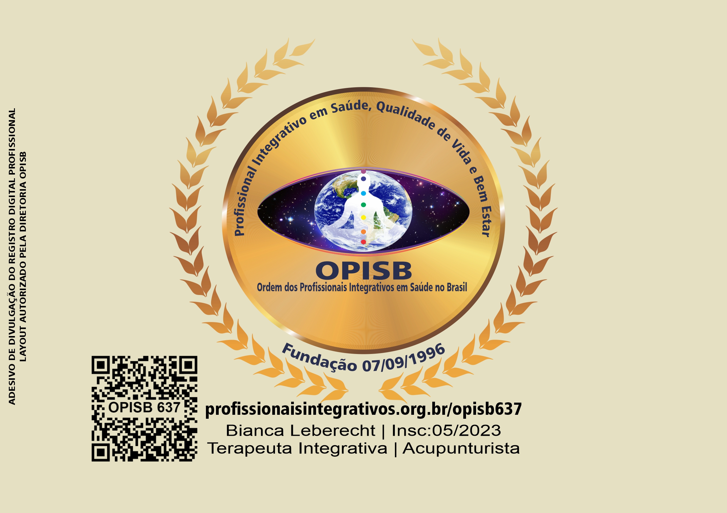 OPISB 637 Bianca Leberecht | Terapeuta Integrativa Acupunturista